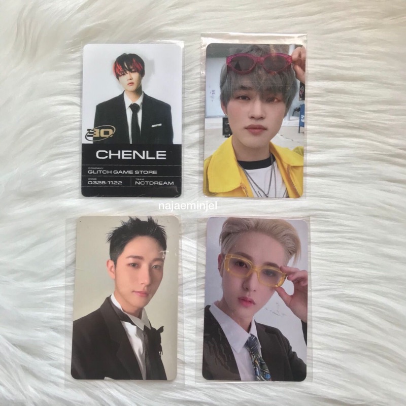 PHOTOCARD RENJUN SCRATCH AGENT CHENLE LENTI MIXTAPE