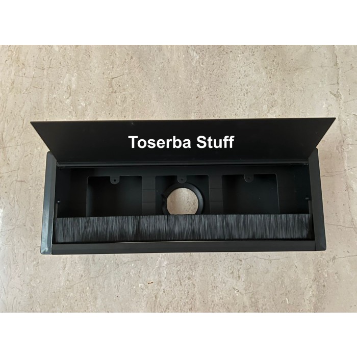 

GROMMET MEJA MEETING RAPAT KANTOR CUSTOM HITAM PREMIUM KEKINIAN