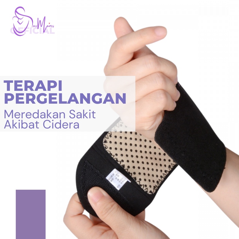 Deker Pergelangan Tangan Sabuk Terapi Perawatan Tubuh Alat Terapi 2 Pcs
