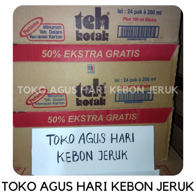 

TEH KOTAK 250 ML, 1 dus isi 24, minuman teh kemasan ultra jaya