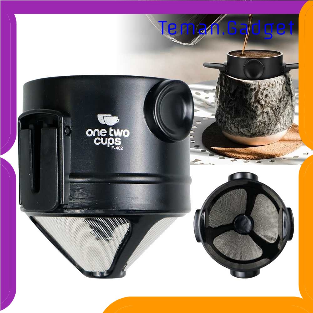 TG - DPR One Two Cups Filter Penyaring Kopi Portable Cone Coffee Dripper - F-402