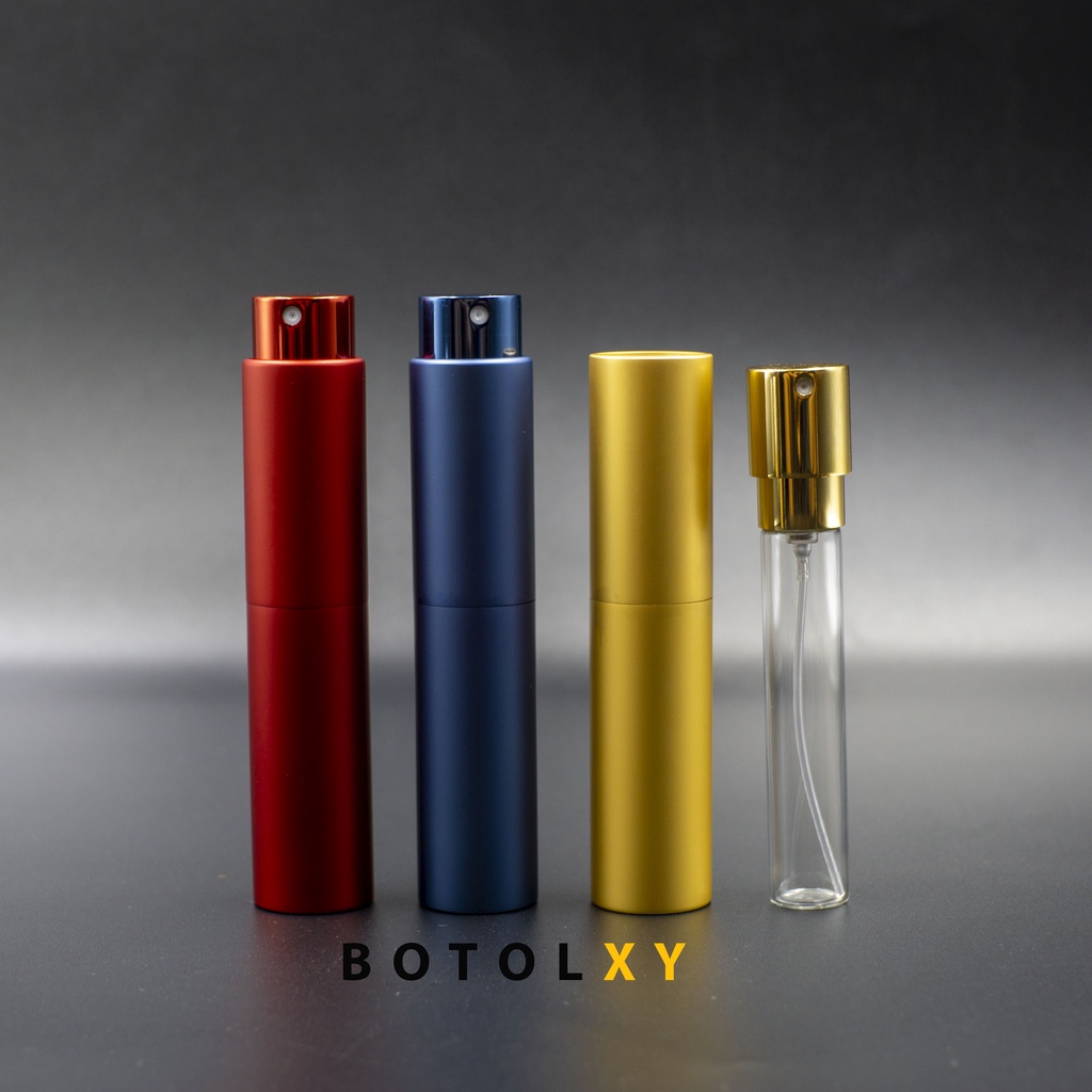 Botol Twist and Spray - Botol Decant Refillable Perfume Pump 10ml