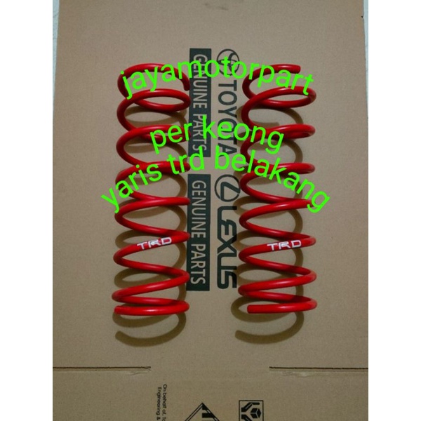 per keong coil spring yaris bakpao yaris limo new vios gen2 trd belakang Toyota ori
