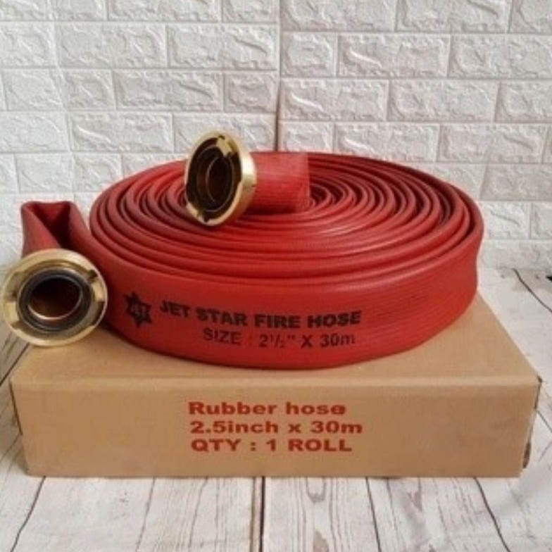 Rubber Fire House  - Selang Hydrant JETSTAR 2,5&quot; x 30meter