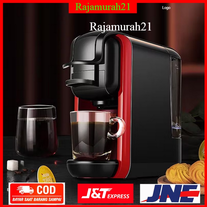 Aistan Mesin Kopi Kapsul 3in1 for Nespresso Dolce Gusto - AC514K - Black - 7RHALSBK