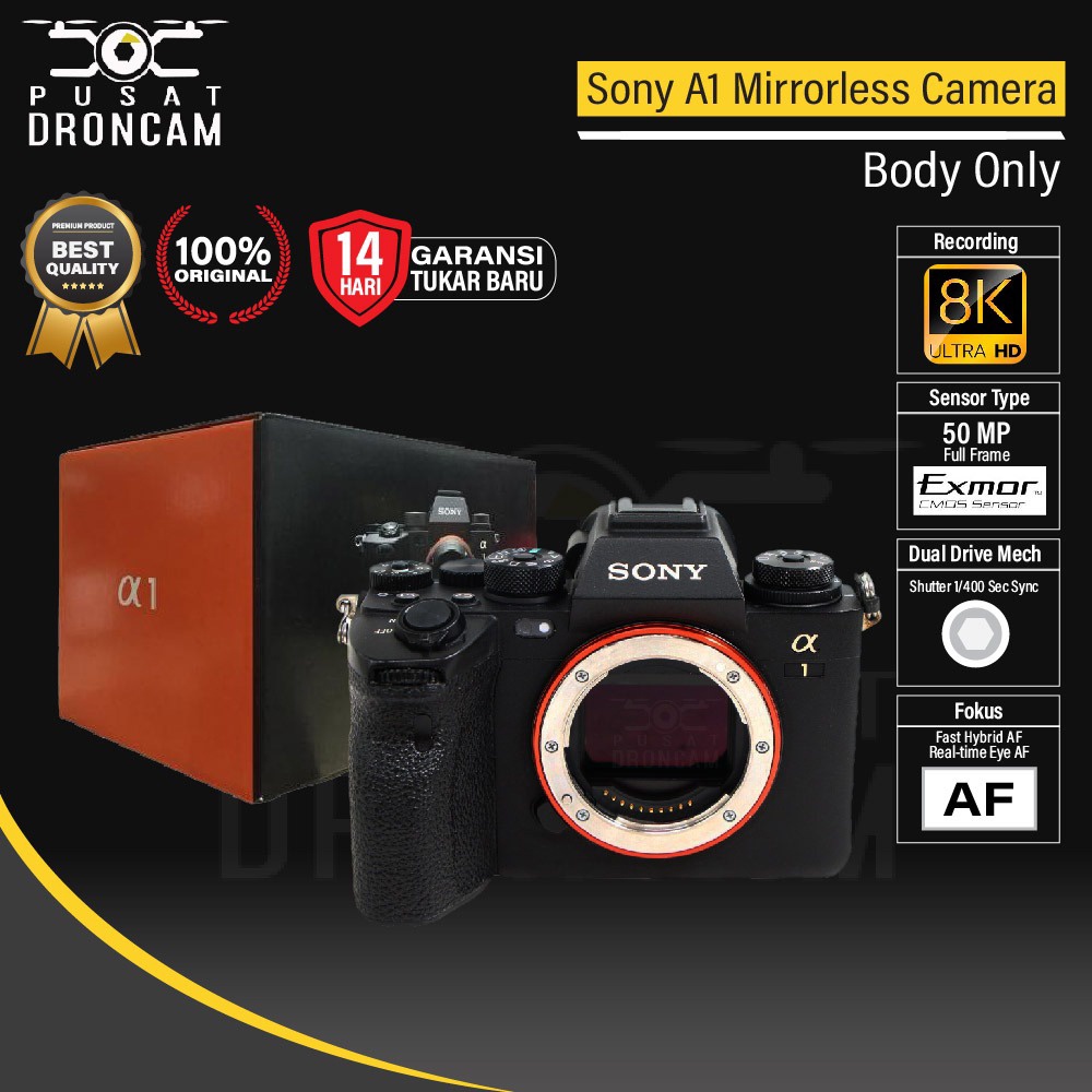 Jual SONY A1 BODY ONLY MIRRORLESS CAMERA ALPHA ONE - SONY A 1 BO ...