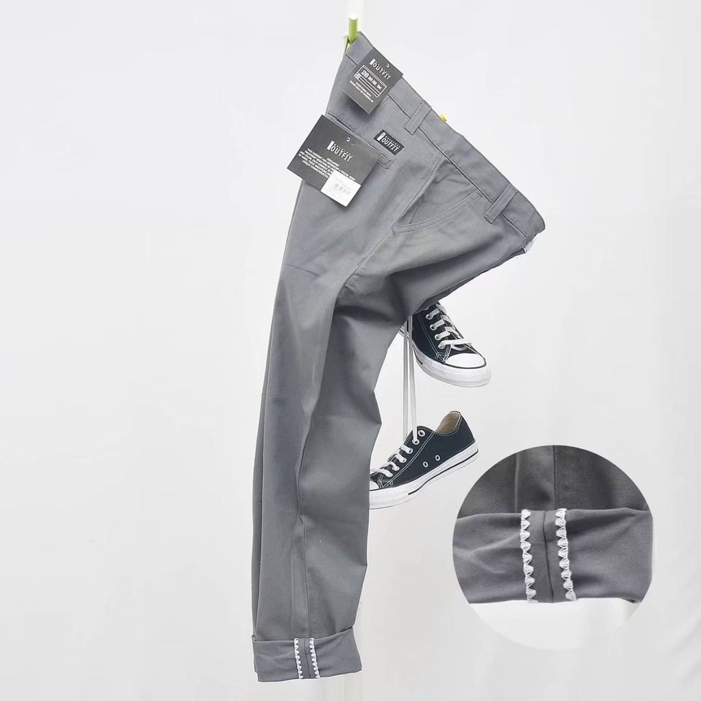 Celana CHINO REGULER STANDAR CHINOS SLVGE PUTIH SPESIAL SERIES OUTFIT