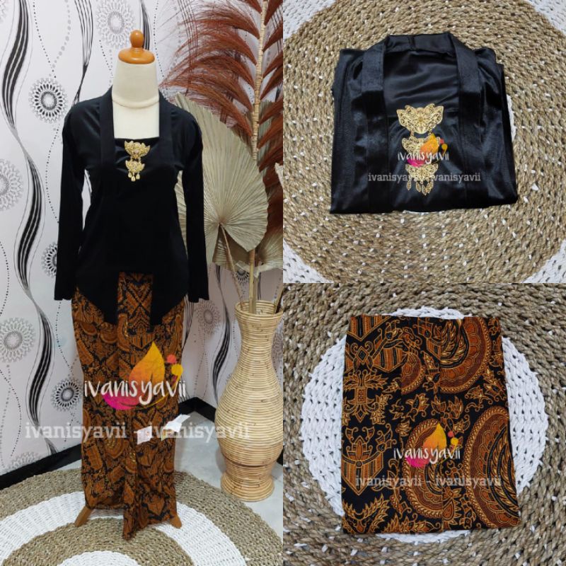 [Couple] Baju Prewedding / Baju Adat Jawa | Gambar Patung - Nuansa Solo Hitam