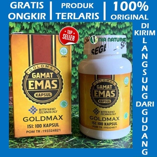 Goldmax Walatra Gamat Emas Kapsul 100% Original - 100 Kapsul