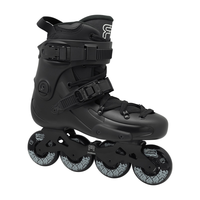 Sepatu Roda Inline Skate FR1 80 BLACK