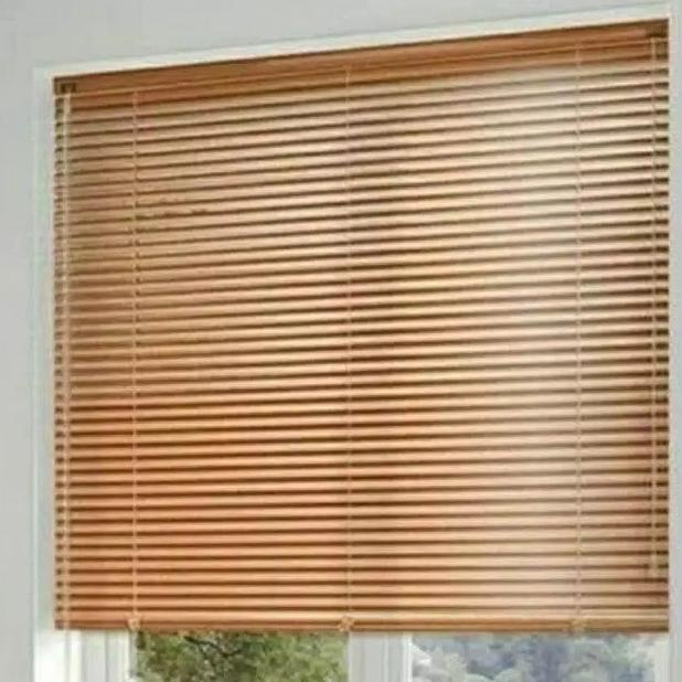 Promo krei tirai plastik pvc gulung jendela krey blind roller uk 120 x 220cm