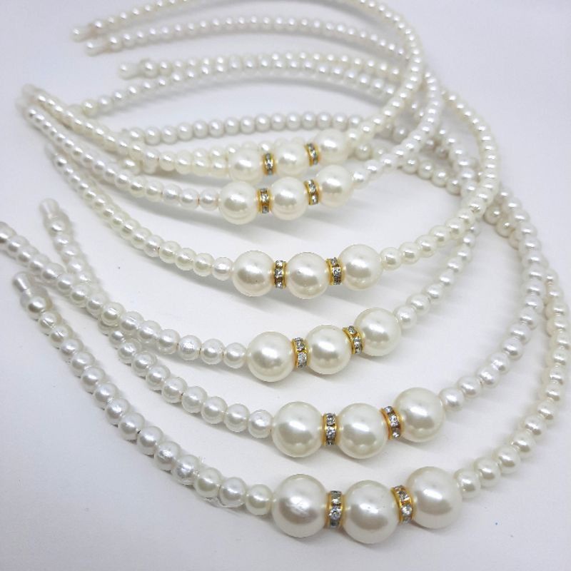 Bando mutiara/ Bando pearl korea/headband korea