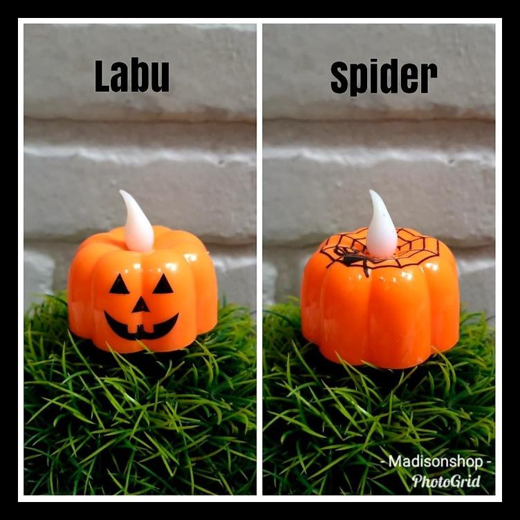 

LAMPU DEKORASI LABU HALLOWEEN MURAH HIASAN PESTA HALOWEEN PUMPKIN LED BARU