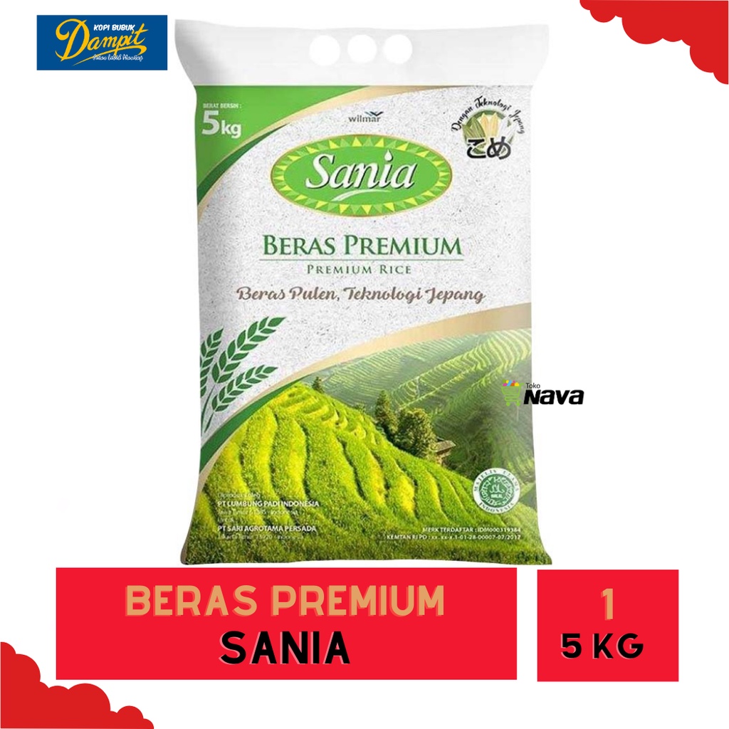 BERAS SANIA 5 kg / BERAS SANIA / SANIA BERAS PREMIUM / BERAS PREMIUM