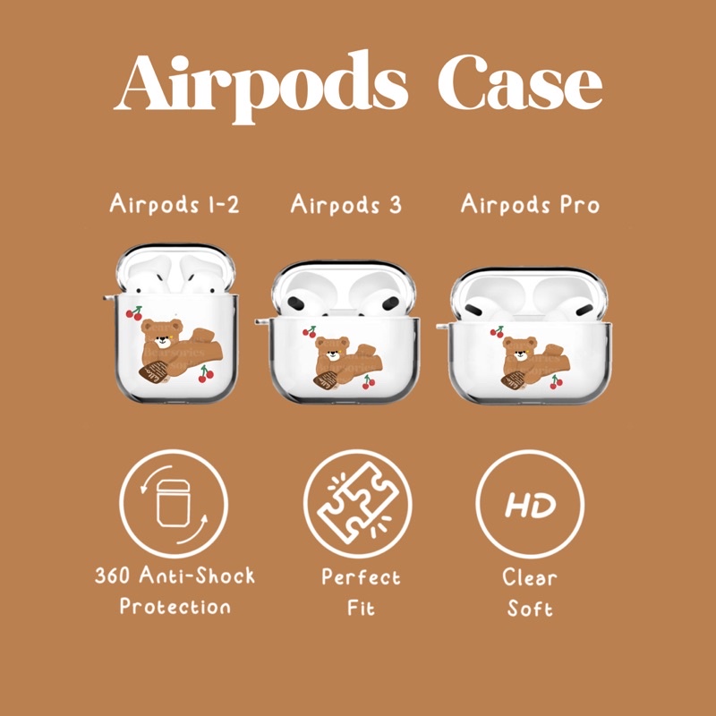 Airpods Case 1/2/3/Pro Studious Bearie Jodie