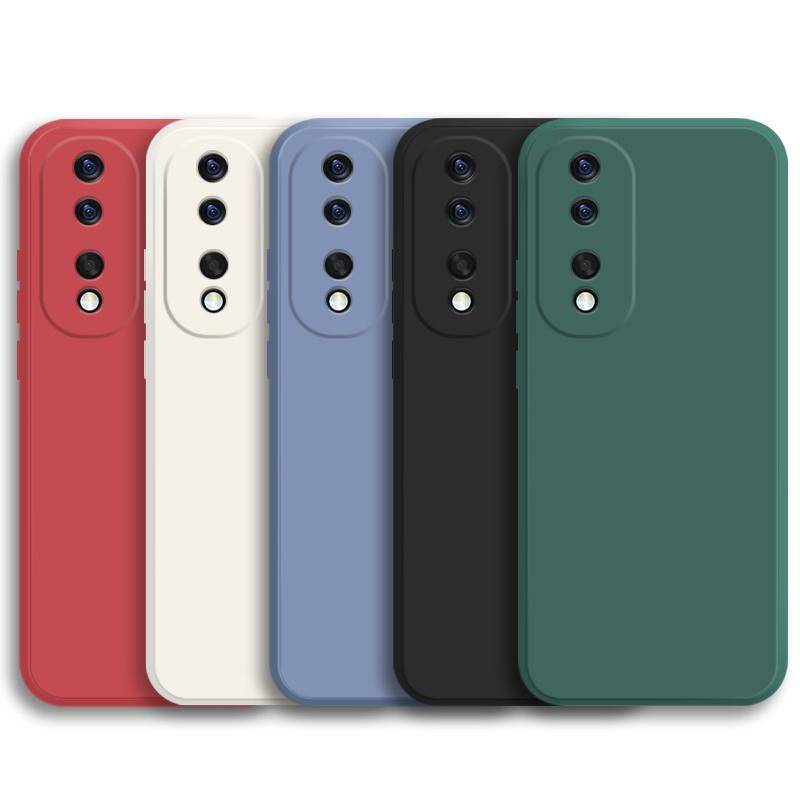 Untuk Huawei Honor80 70 60 50 Pro SE Lite Case Cover Shell Lembut Original Silikon Cair Bumper Telepon