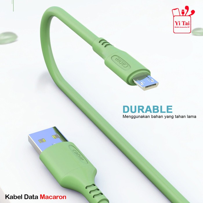 KABEL DATA YITAI MACARON LIGHTNING FASR CHARGING - BD