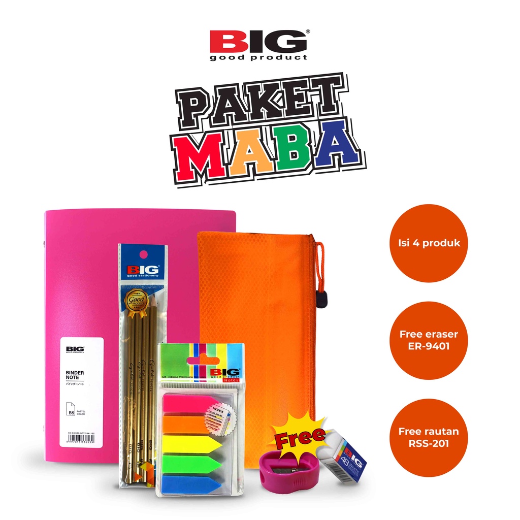 Jual Big Paket Alat Tulis Paket Maba Kampus Bundling Spesial Shopee Indonesia