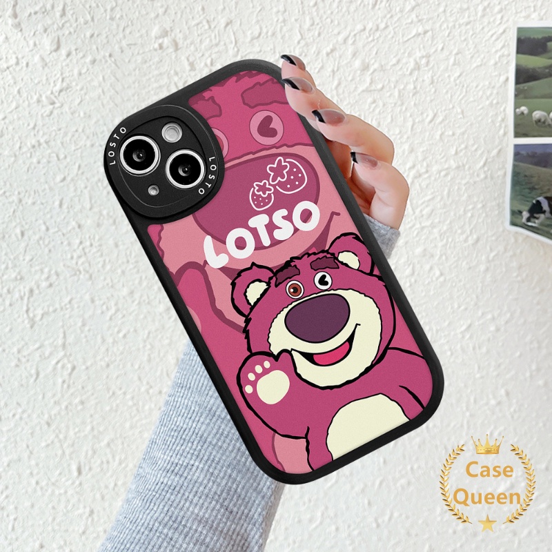 Strawberry Bear Manyo Redmi 10C 9A 9T 9 9C 10 10A POCO M3 POCO X3 NFC Pro Redmi Note8 9 9Pro 9s 11 10 10s 10Pro 11s Note 8Pro 11Pro+Mi 12 11 Lite 11T Toy Story Lucu Sarung Soft Cover