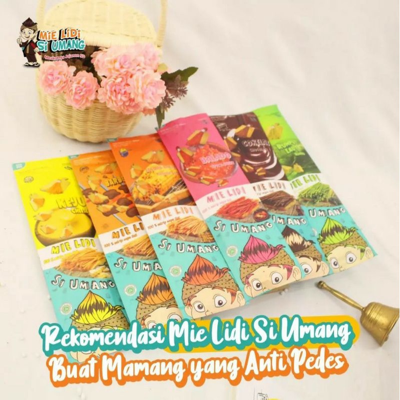 [FREE BUBBLE] SI UMANG 130 GRAM | MIE LIDI SI UMANG 30 cm | KEMASAN KERTAS