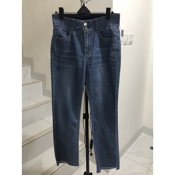 CELANA JEANS WANITA ANNE KLEIN pinggang HW