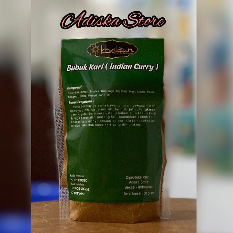 

(K-S8S(✓) Bubuk Kari (Indian Curry) / Kare Khabun 50 gr premium