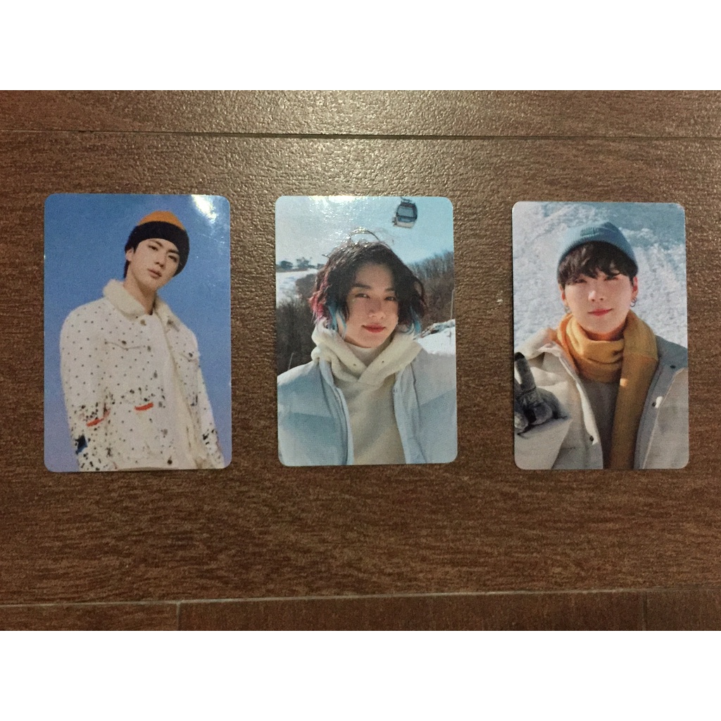 BTS photocard (Winter Package, official weverse)