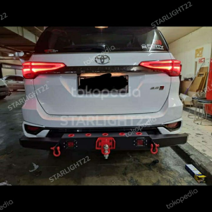 Tdm Towing Bumper Belakang Fortuner Gr Sport 2022