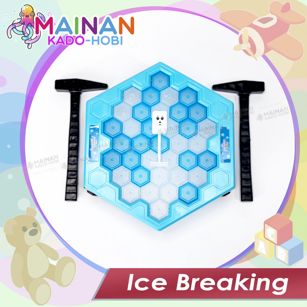 MAINAN EDUKASI ANAK PUKUL ES BALOK PRANK TOYS ICE BREAKING TRAP GAME