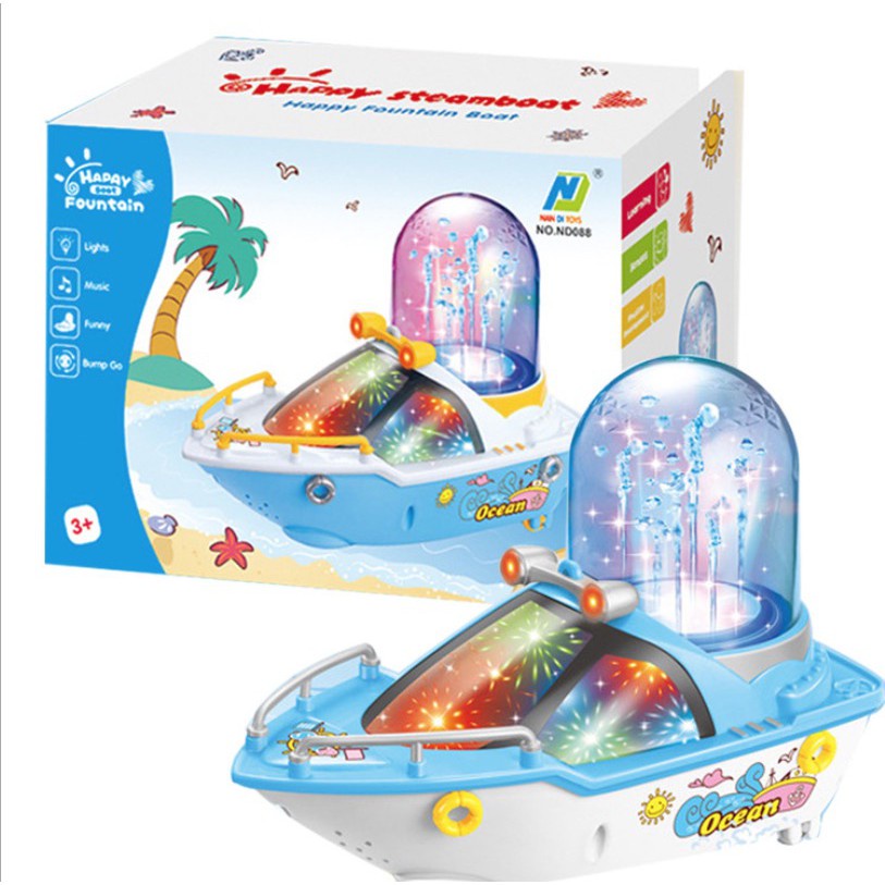 Happy Steamboat Toys Happy Fountain Boat