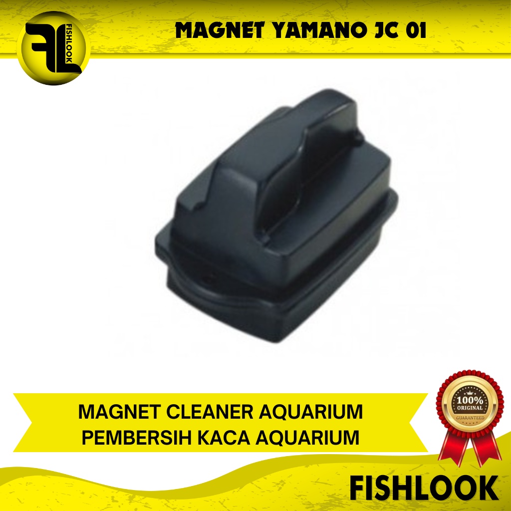 Yamano JC 01 02 Small Medium Magnet Pembersih Kaca Aquarium Aquascape Magnetic Brush