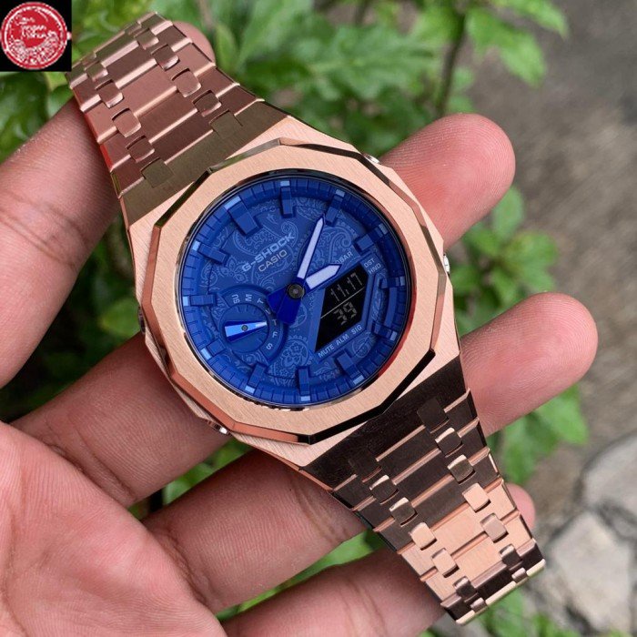 Jam G-Shock GShock GA-2100 GA2100 Original BP-2ADR Rosegold Steel Gen5