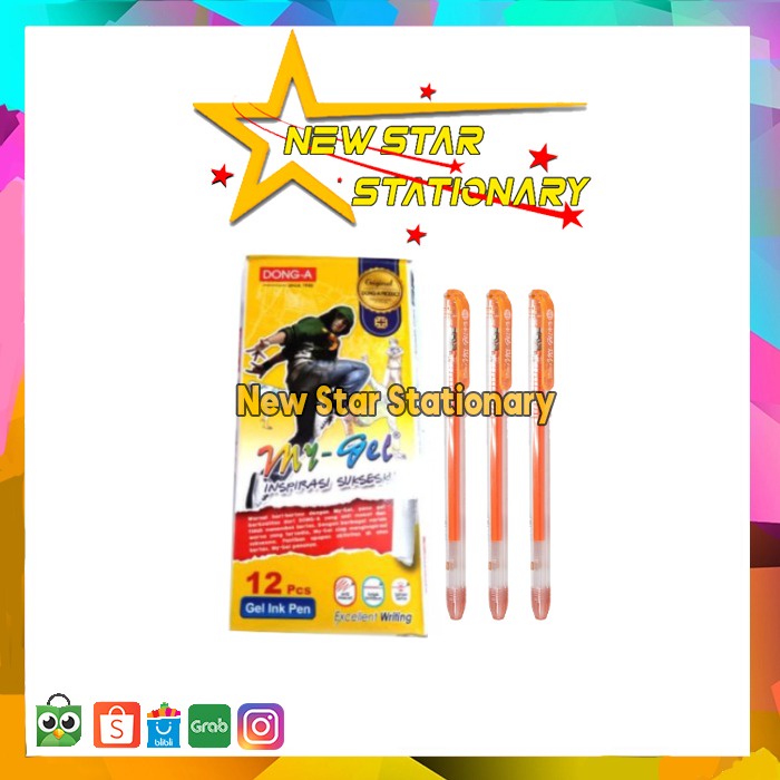 

Pulpen My Gel Orange / KTK