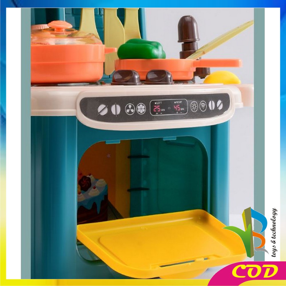 RB-M260 Mainan Anak Kitchen Set Mini Isi 36PCS Mainan Anak Perempuan Masak Masakan Lengkap Kitchenware 8038