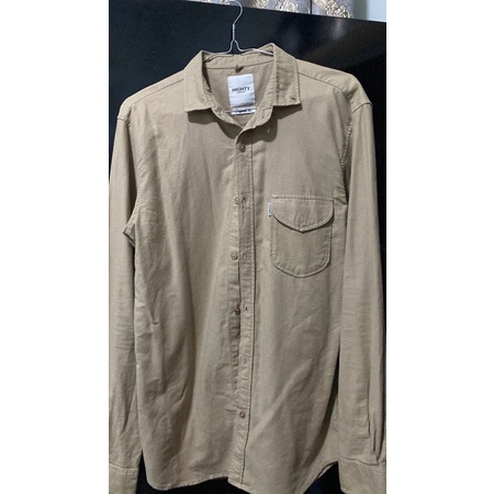 Kemeja Highty Plain Cotton