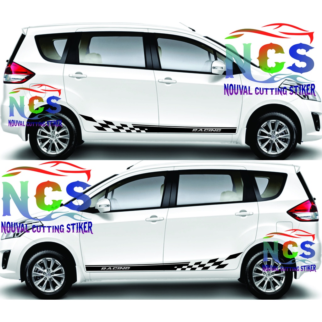 NEW terbaru stiker mobil ertiga stiker suzuki ertiga motor sport stiker cutting