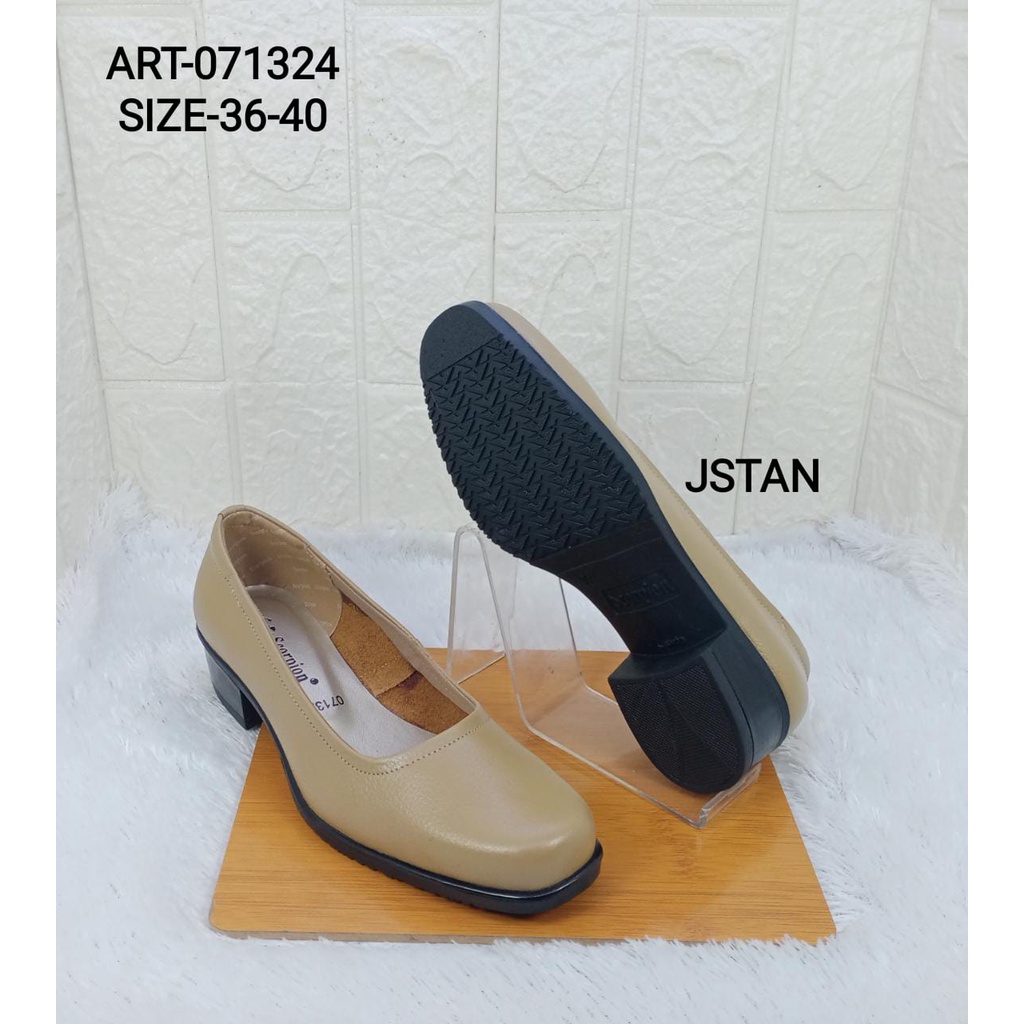 SEPATU KULIT ASLI WANITA KERJA FORMAL SCORPION 071324