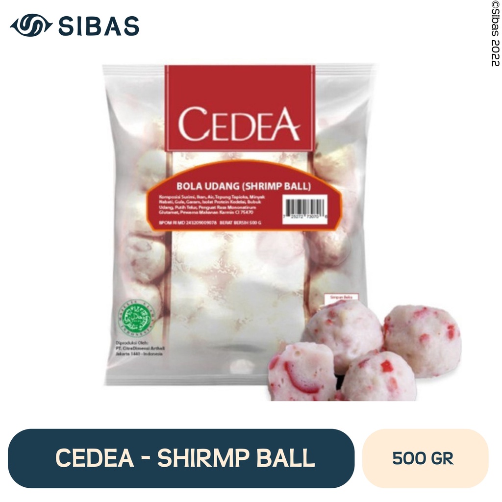 

CEDEA Shrimp Ball/Bola Udang [500g]/Bakso Udang