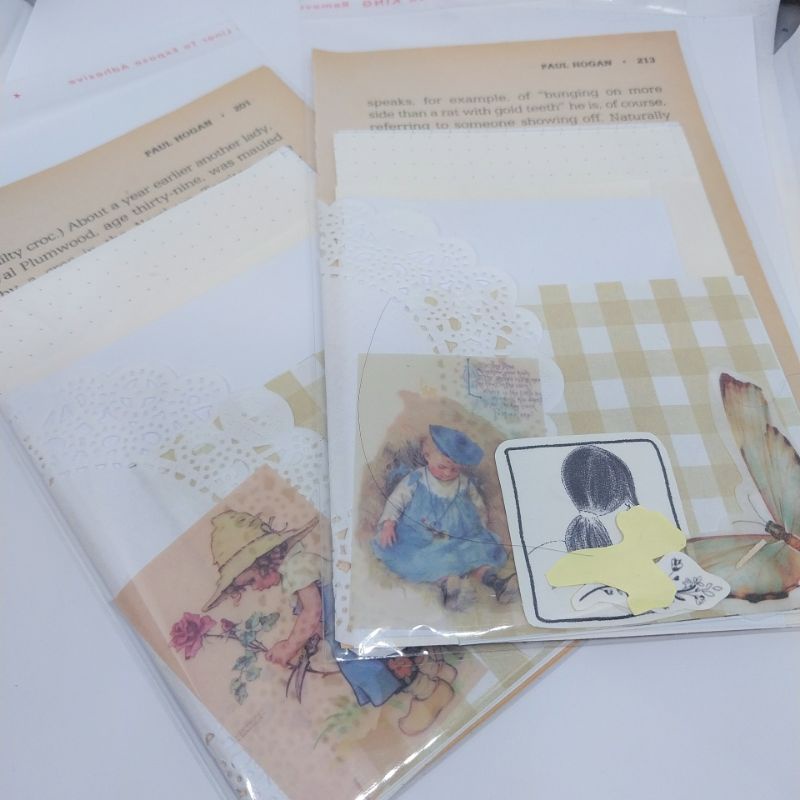 

journal kit paper vintage