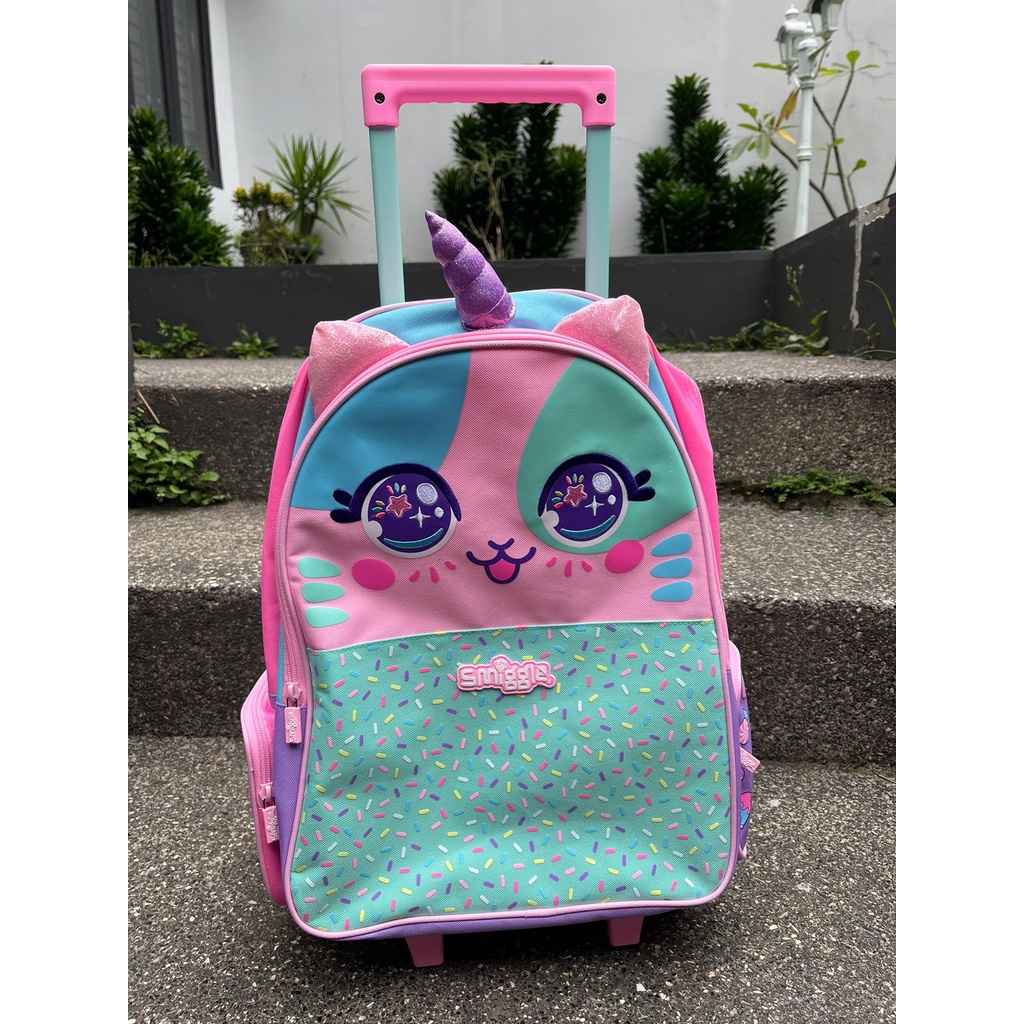 Jual SMIGGLE TROLLEY BACKPACK BEST BUDZ UNICORN X PASTEL TAS TROLI
