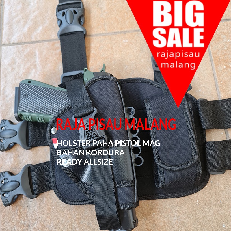 Holster paha kanvas | Sarung Magasen Paha |Sarung Magasen Paha TNI AD |magasen Lubang6 TNI AD BAHAN KANVAS