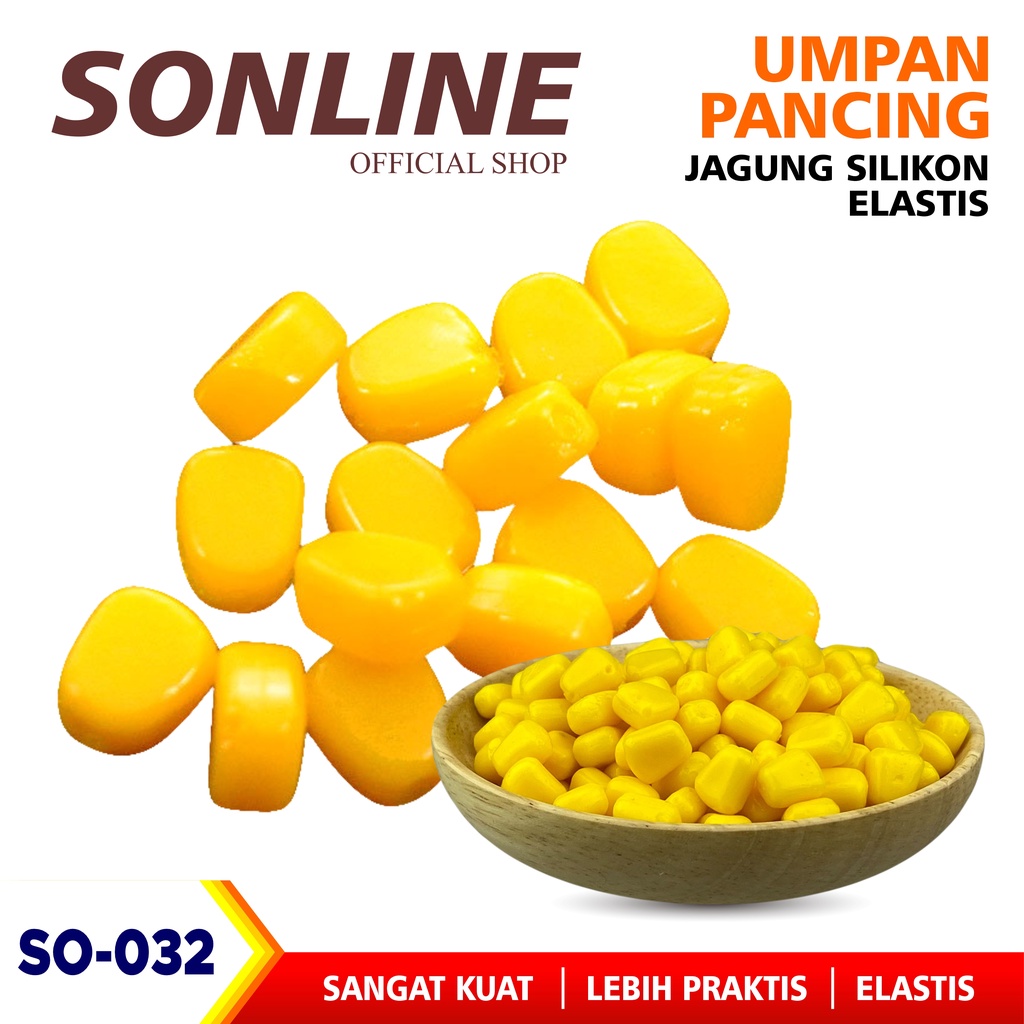 SONLINE Umpan Pancing Jagung 48pcs/pack 48gram Fishing Lure Lead Jigging Lure Artificial Umpan Pancing Jig Lure SO032