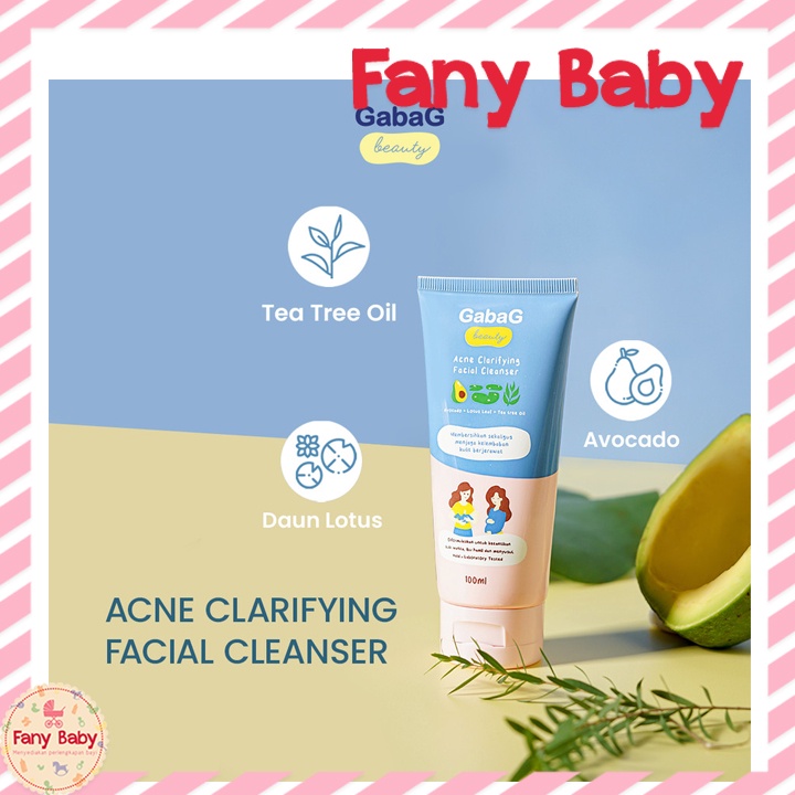 GABAG BEAUTY ACNE CLARIFYING FACIAL CLEANSER 100ML