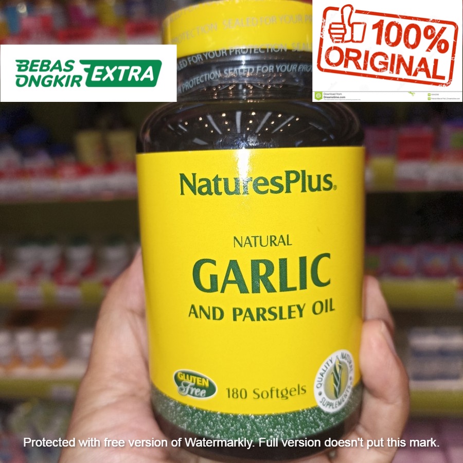 Natures Nature's Plus Garlic &amp; Parsley Oil 180 Softgels