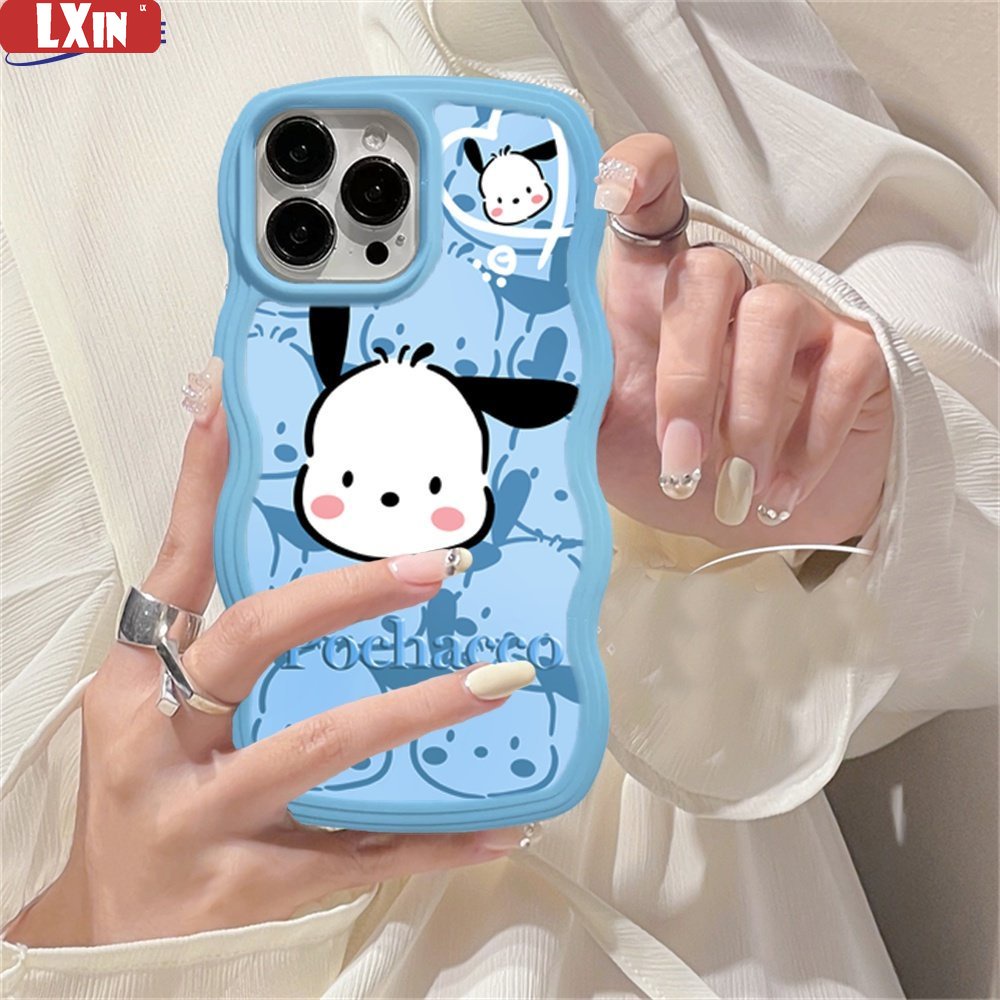 Oppo A17 A16 A57 2022 A77S A77 A15 A16K A54 A53 A12 A5S A7 A3S A11k A31 A52 A92 A94 A93 A37 F9 A1K A76 Pochacco Wave Edge TPU Phone Case Cover STARCASE