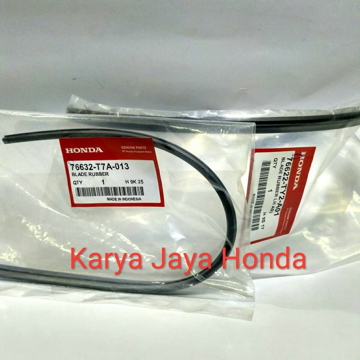 Wiper Karet Wiper Depan Kanan Kiri Mobil Hrv Asli Honda
