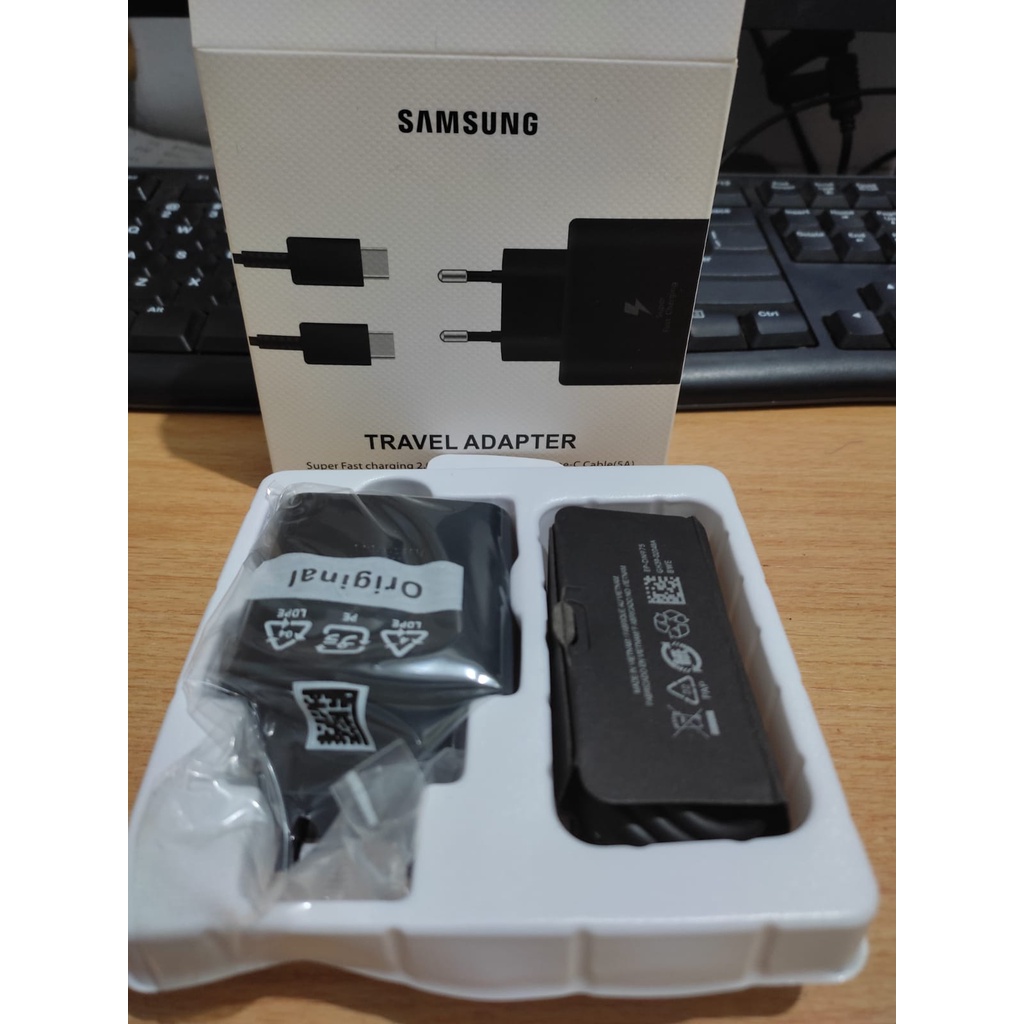 Charger Samsung S20 S21 45w | Super Fast Charging | Type C | Ori 99.9%