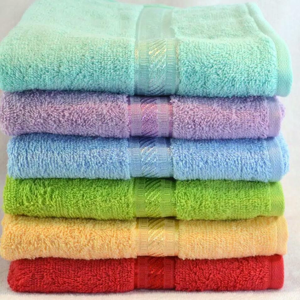 PROMO MURAH Rc (BEST SELLER) Handuk mandi MERAH PUTIH by TERRY PALMER ukuran 70x135/60x120/50x100/30