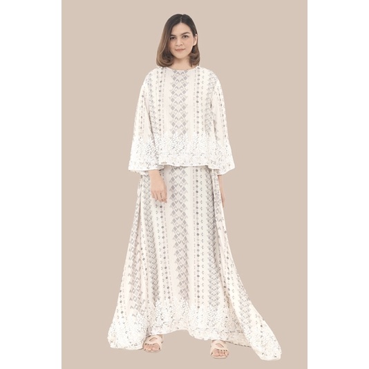 Wearing Klamby Mala Blouse dan Mala Skirt New (Baru)