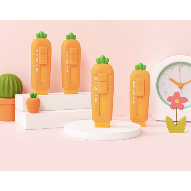 Penghapus Anak Motif Wortel Lucu / Penghapus Anak Kualitas Premium